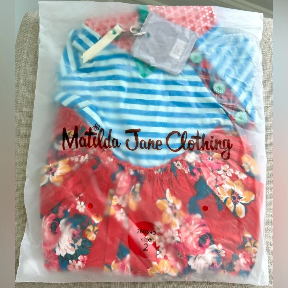 NWT Girls Matilda Jane Choose you own path A Merry Day Dress Size 2 New With Tag